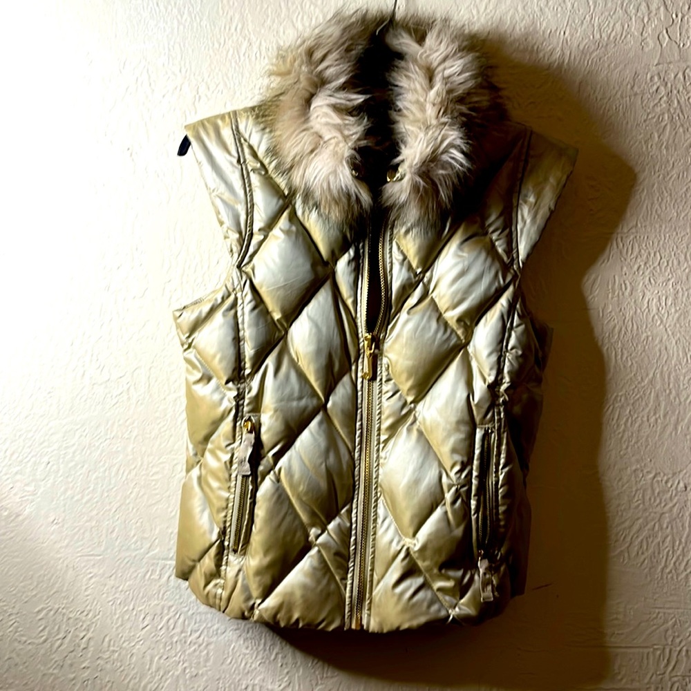 Juicy Couture Faux Fur Vest Med